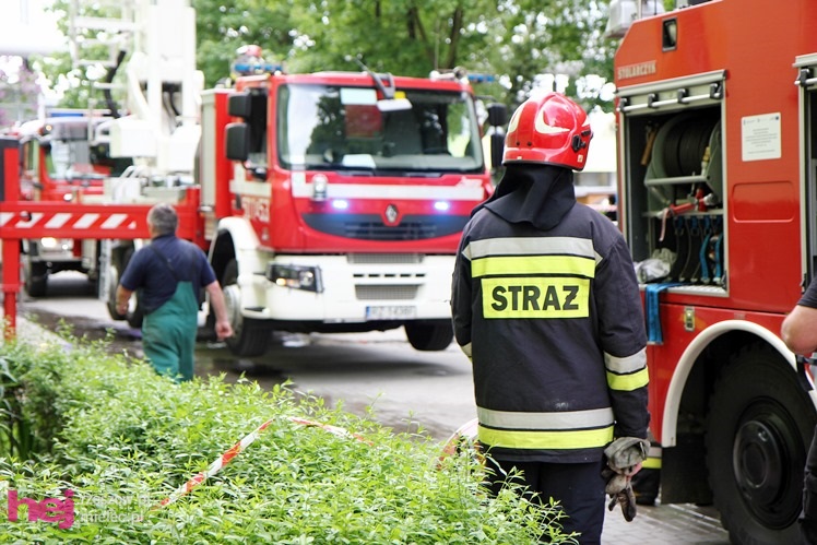 Pożar mieszkania przy ul. Solskiego