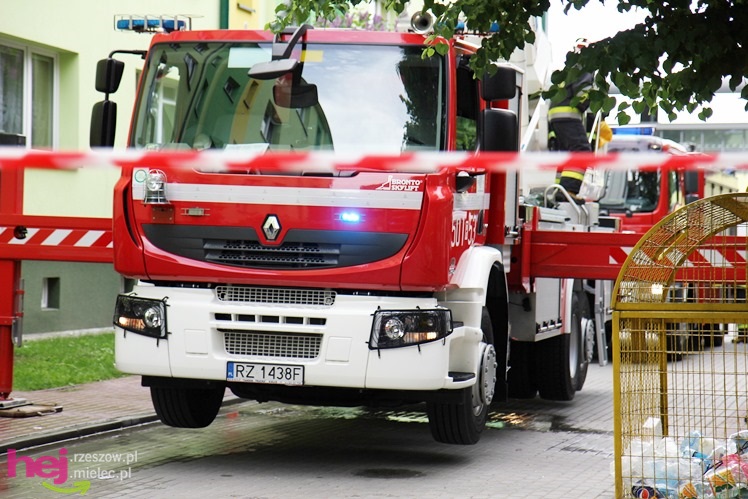 Pożar mieszkania przy ul. Solskiego