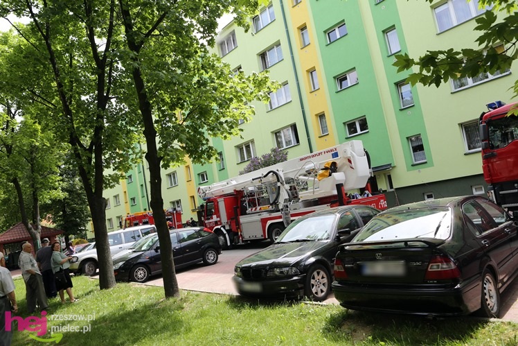 Pożar mieszkania przy ul. Solskiego