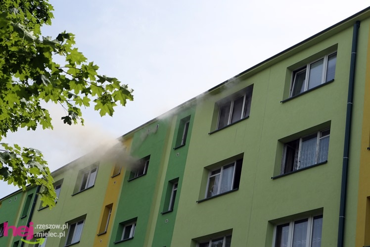 Pożar mieszkania przy ul. Solskiego