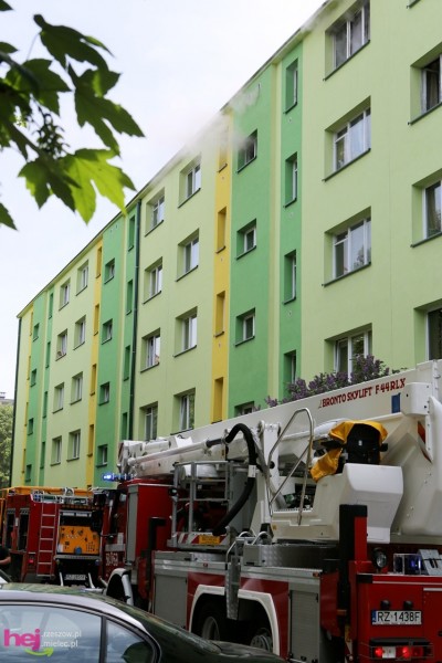Pożar mieszkania przy ul. Solskiego