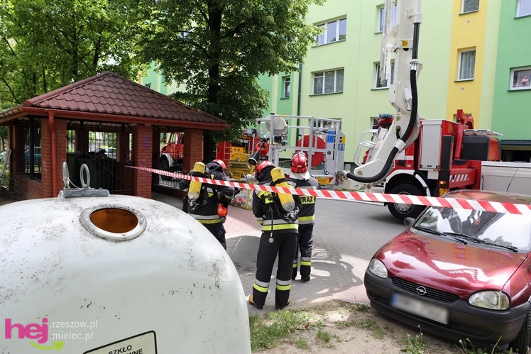 Pożar mieszkania przy ul. Solskiego