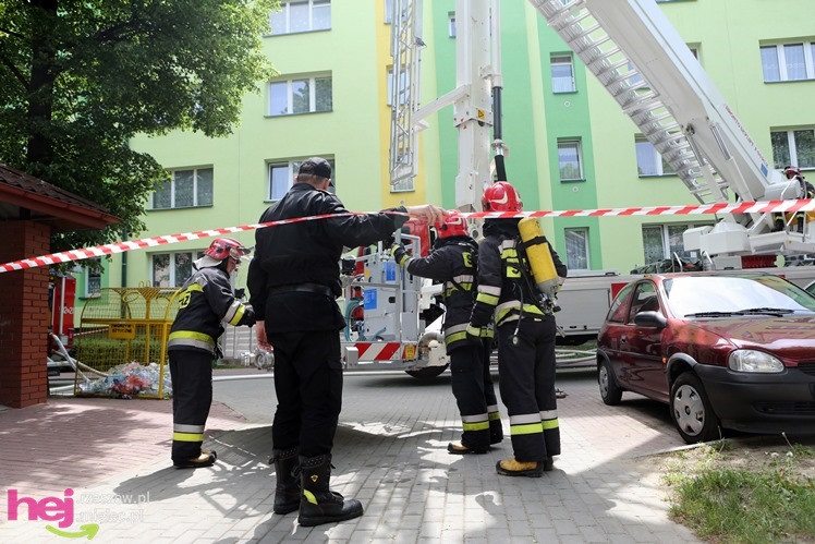 Pożar mieszkania przy ul. Solskiego
