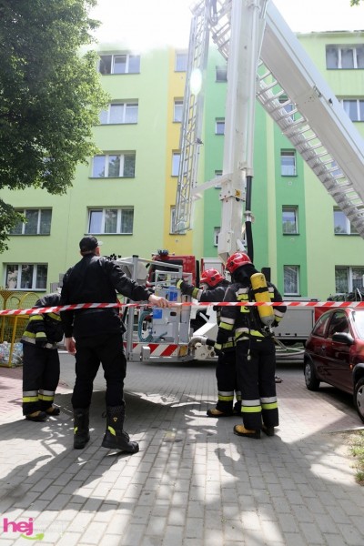 Pożar mieszkania przy ul. Solskiego