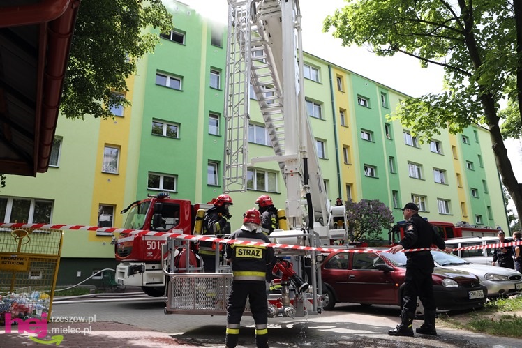 Pożar mieszkania przy ul. Solskiego