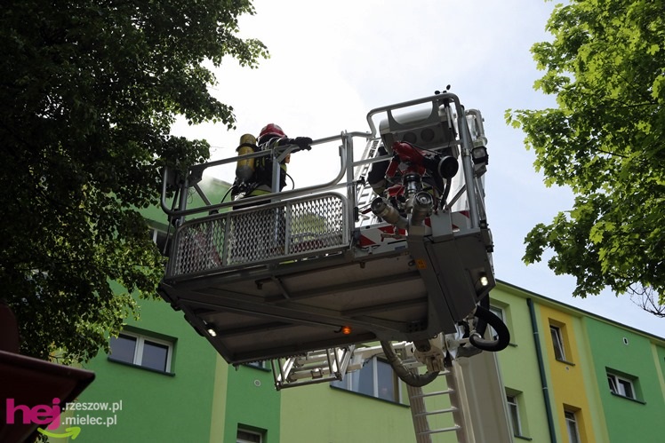 Pożar mieszkania przy ul. Solskiego