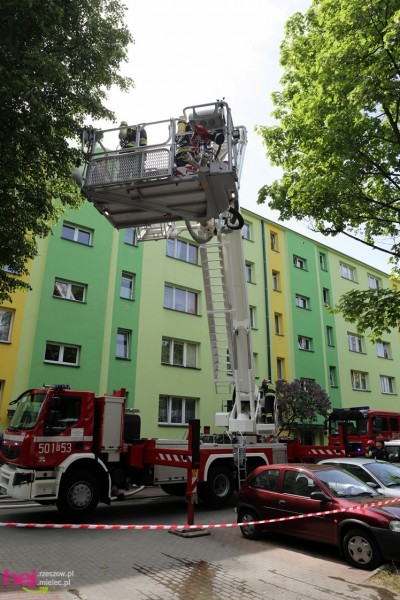 Pożar mieszkania przy ul. Solskiego