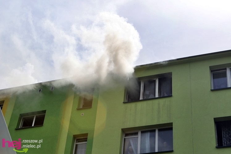 Pożar mieszkania przy ul. Solskiego