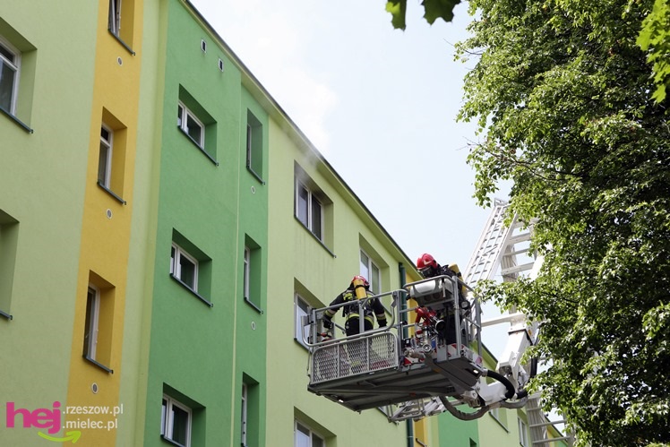 Pożar mieszkania przy ul. Solskiego