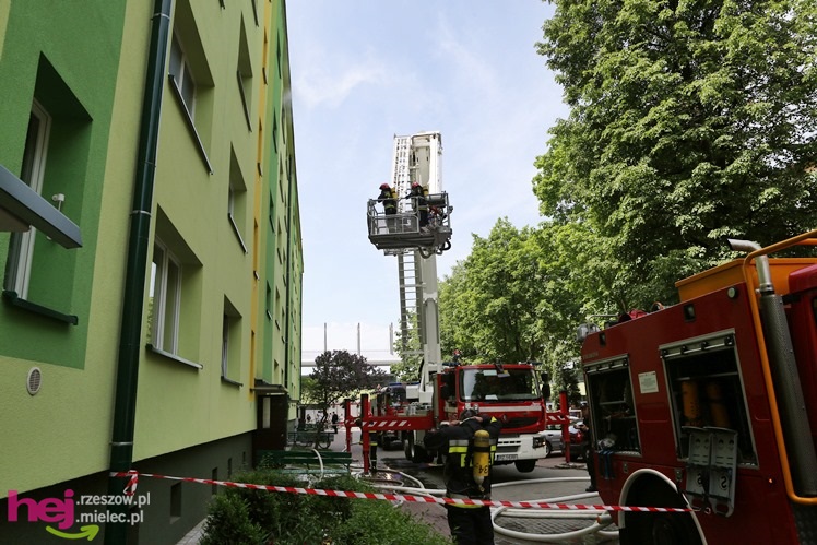 Pożar mieszkania przy ul. Solskiego