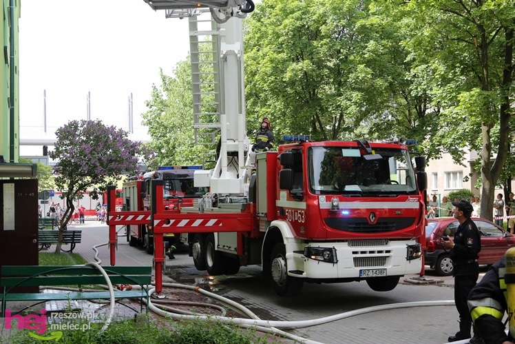 Pożar mieszkania przy ul. Solskiego