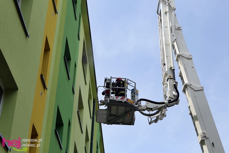 Pożar mieszkania przy ul. Solskiego