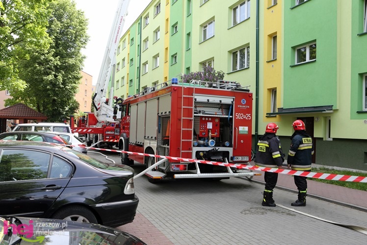 Pożar mieszkania przy ul. Solskiego