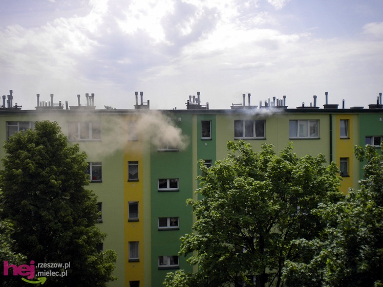 Pożar mieszkania przy ul. Solskiego