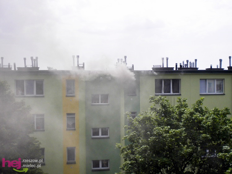 Pożar mieszkania przy ul. Solskiego