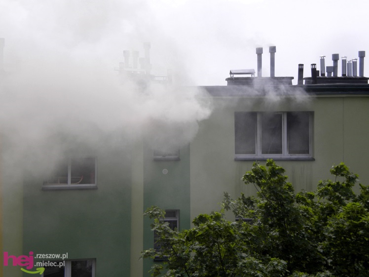 Pożar mieszkania przy ul. Solskiego