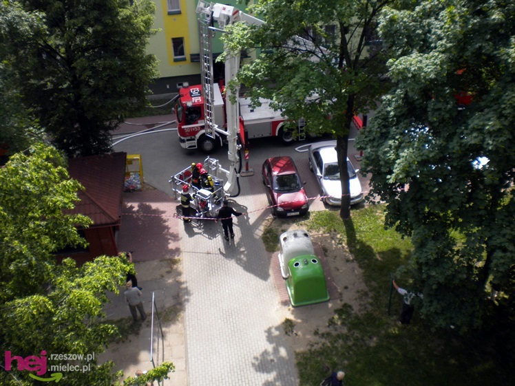 Pożar mieszkania przy ul. Solskiego