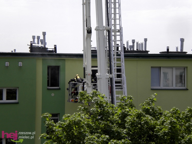 Pożar mieszkania przy ul. Solskiego