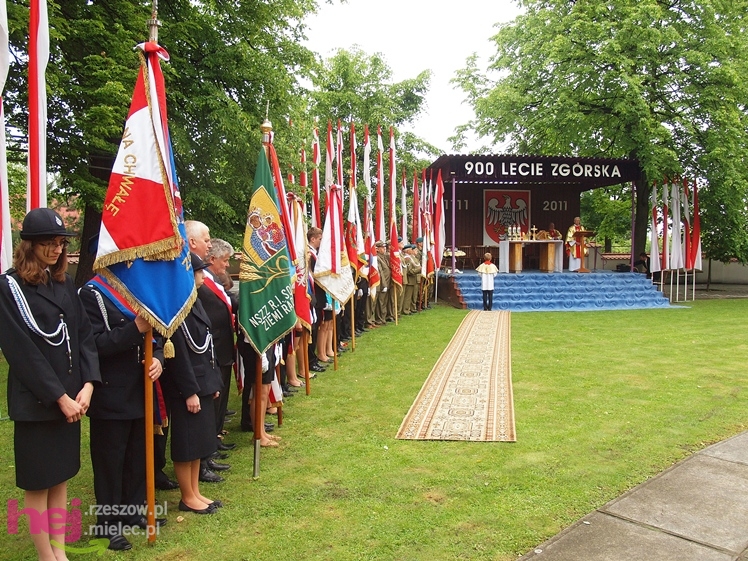 Uroczystość poświęcenia tablicy upamiętniającej osobę ppor. Józefa Burego w Zgórsku - część I