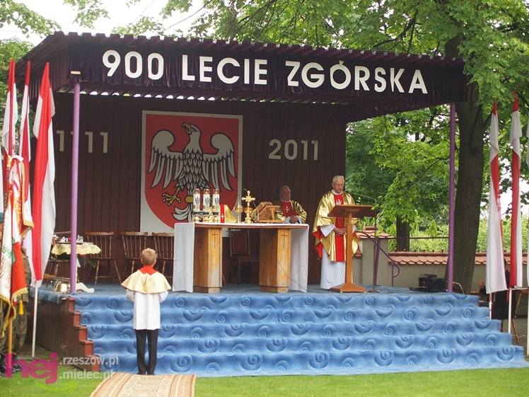 Uroczystość poświęcenia tablicy upamiętniającej osobę ppor. Józefa Burego w Zgórsku - część I
