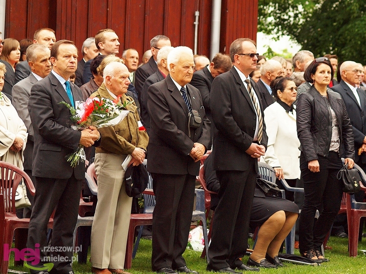 Uroczystość poświęcenia tablicy upamiętniającej osobę ppor. Józefa Burego w Zgórsku - część I