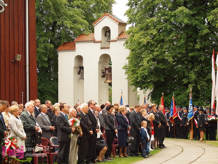 Uroczystość poświęcenia tablicy upamiętniającej osobę ppor. Józefa Burego w Zgórsku - część I