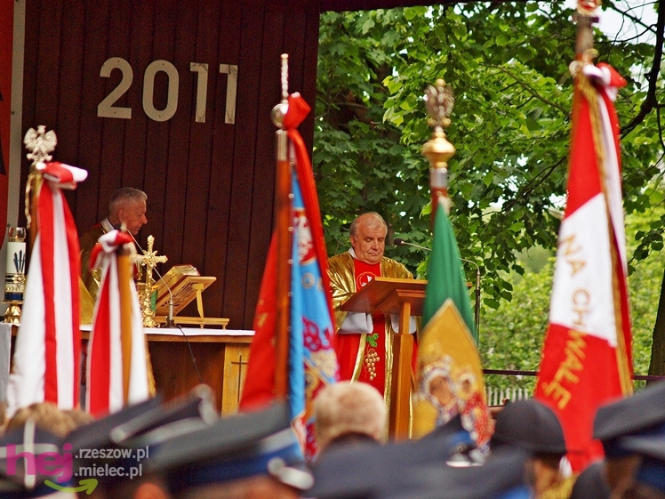 Uroczystość poświęcenia tablicy upamiętniającej osobę ppor. Józefa Burego w Zgórsku - część I