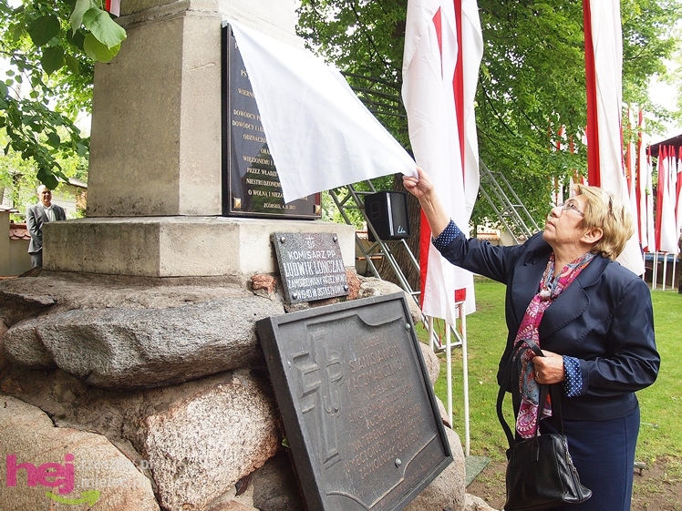 Uroczystość poświęcenia tablicy upamiętniającej osobę ppor. Józefa Burego w Zgórsku - część I