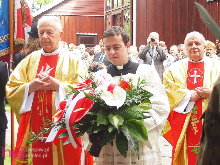 Uroczystość poświęcenia tablicy upamiętniającej osobę ppor. Józefa Burego w Zgórsku - część I