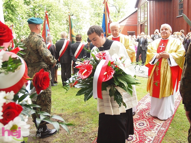 Uroczystość poświęcenia tablicy upamiętniającej osobę ppor. Józefa Burego w Zgórsku - część I
