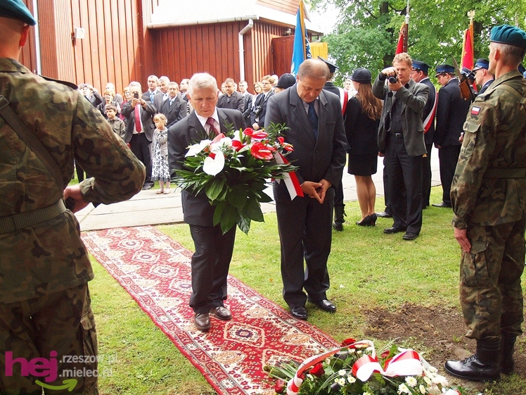Uroczystość poświęcenia tablicy upamiętniającej osobę ppor. Józefa Burego w Zgórsku - część I