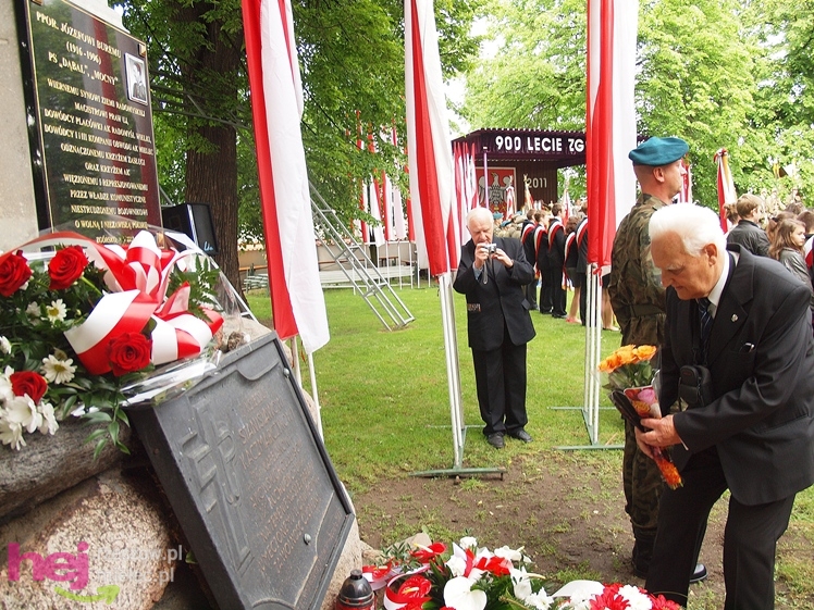 Uroczystość poświęcenia tablicy upamiętniającej osobę ppor. Józefa Burego w Zgórsku - część I