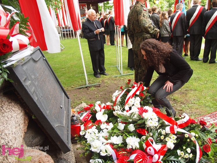 Uroczystość poświęcenia tablicy upamiętniającej osobę ppor. Józefa Burego w Zgórsku - część I