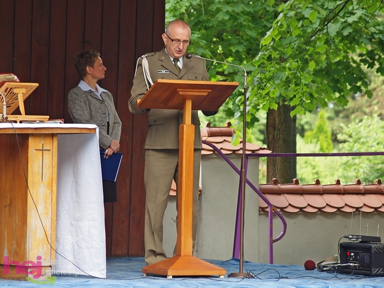Uroczystość poświęcenia tablicy upamiętniającej osobę ppor. Józefa Burego w Zgórsku - część I