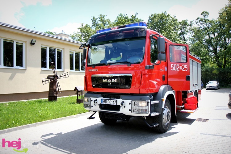 Ćwiczenia strażaków PSP w budynku OREW