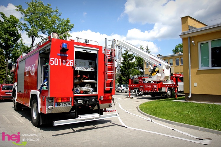 Ćwiczenia strażaków PSP w budynku OREW