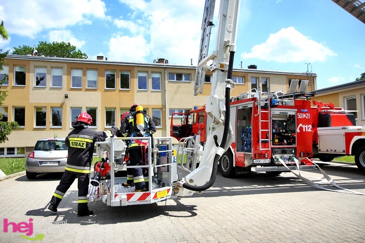Ćwiczenia strażaków PSP w budynku OREW