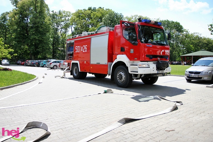 Ćwiczenia strażaków PSP w budynku OREW