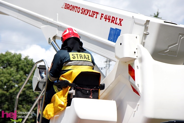 Ćwiczenia strażaków PSP w budynku OREW