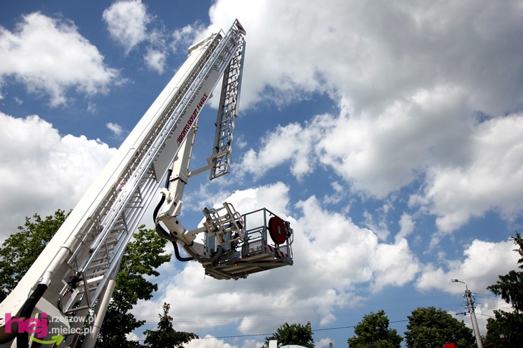 Ćwiczenia strażaków PSP w budynku OREW