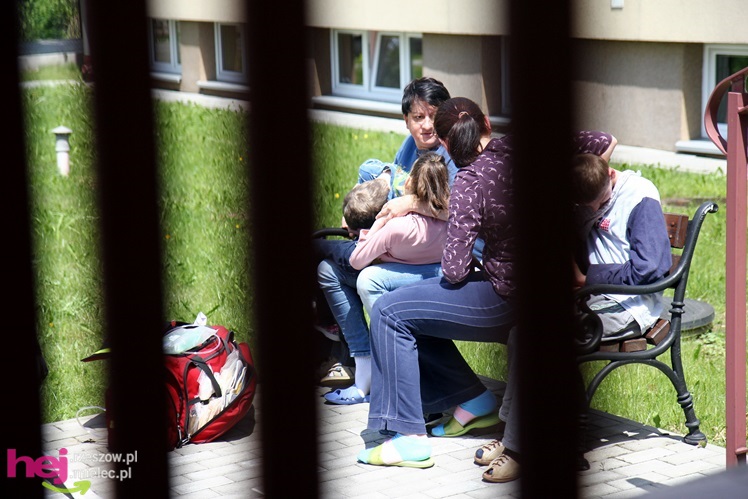 Ćwiczenia strażaków PSP w budynku OREW