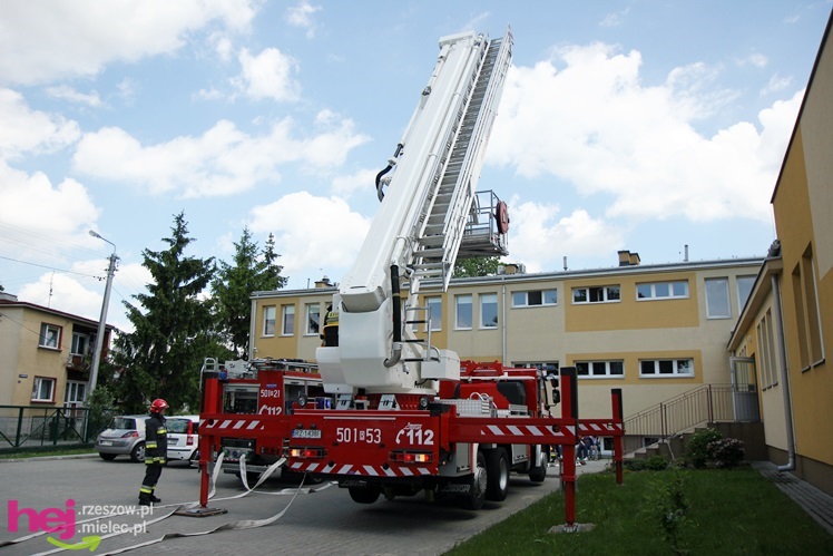 Ćwiczenia strażaków PSP w budynku OREW