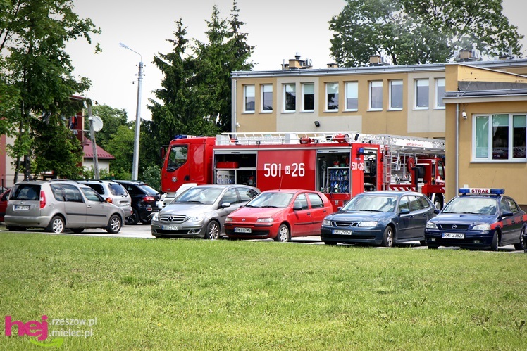 Ćwiczenia strażaków PSP w budynku OREW