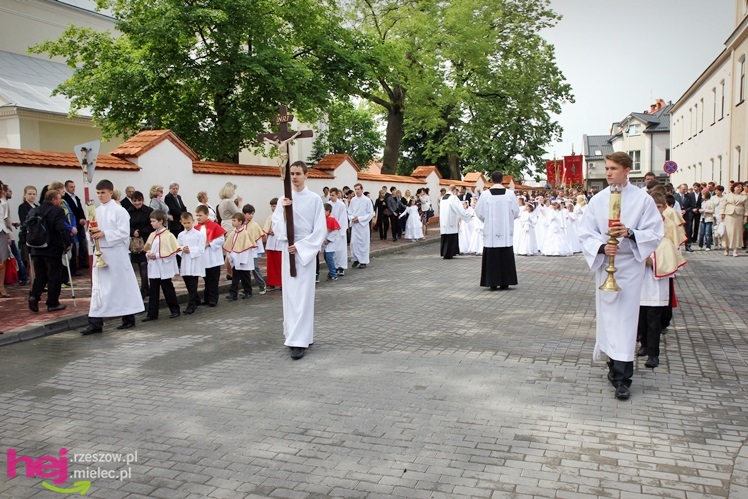 Procesja Bożego Ciała ulicami starego miasta