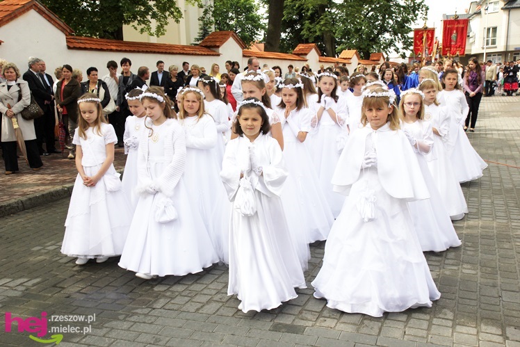 Procesja Bożego Ciała ulicami starego miasta