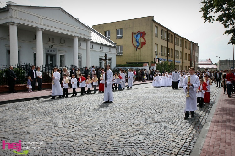 Procesja Bożego Ciała ulicami starego miasta