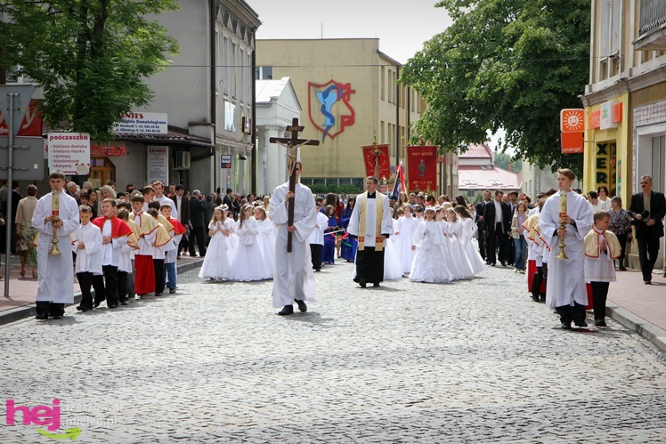 Procesja Bożego Ciała ulicami starego miasta