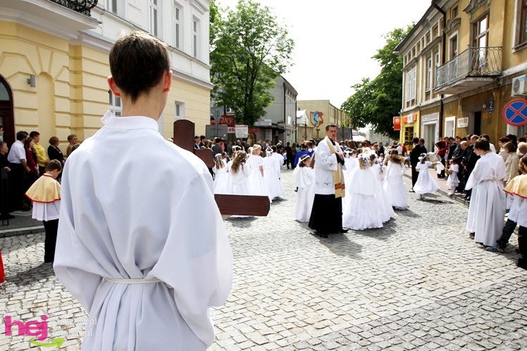Procesja Bożego Ciała ulicami starego miasta