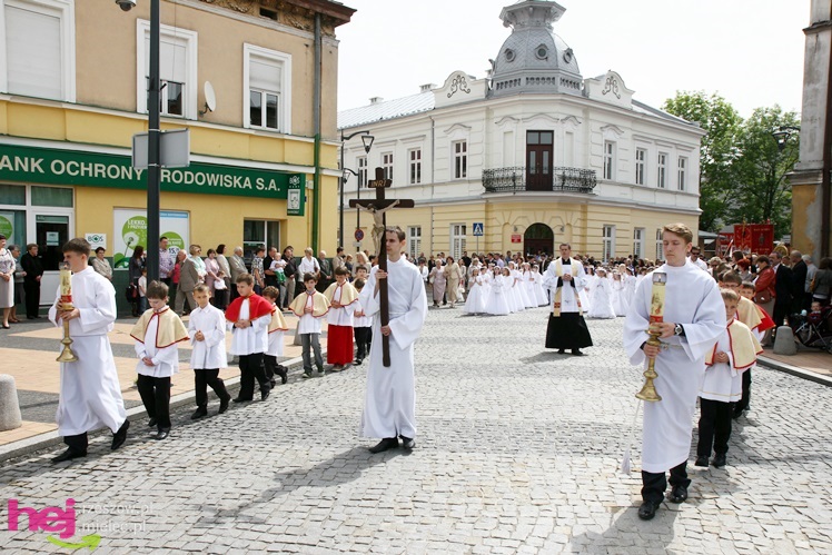 Procesja Bożego Ciała ulicami starego miasta