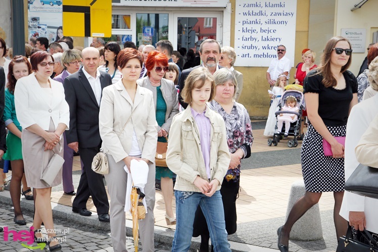Procesja Bożego Ciała ulicami starego miasta